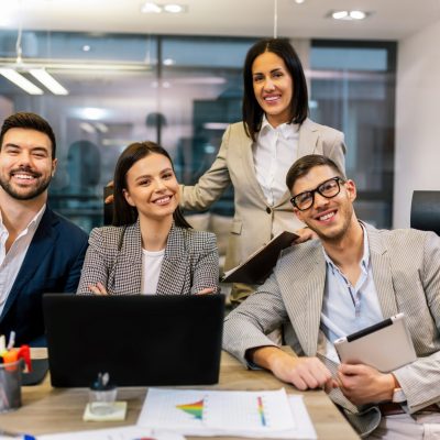 Group,Of,Colleagues,Working,Together,On,A,Project.,Hard,Work