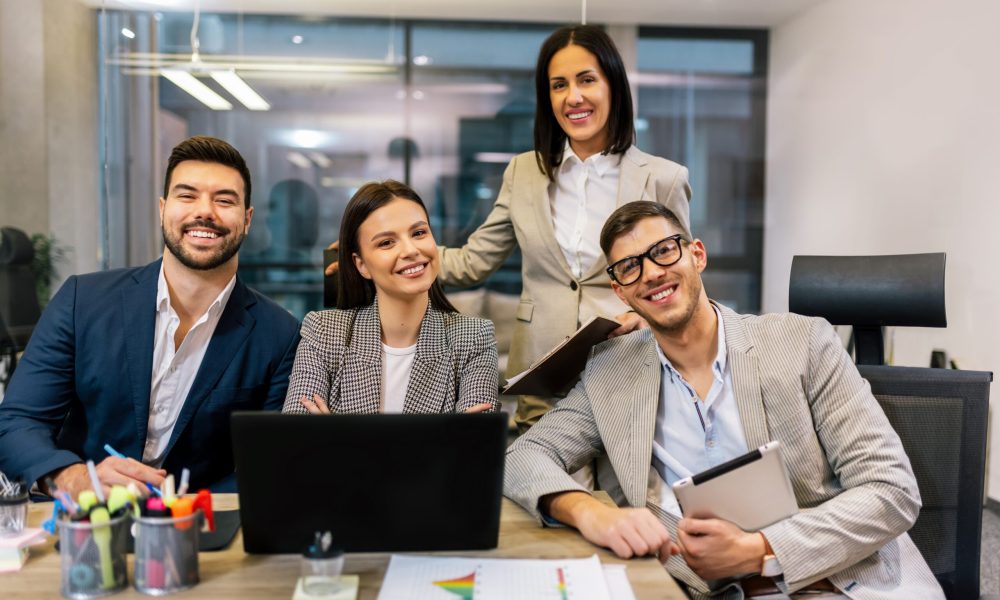 Group,Of,Colleagues,Working,Together,On,A,Project.,Hard,Work