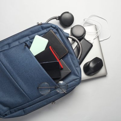 Laptop,With,Modern,Gadgets,And,Accessories,For,Work,And,Study